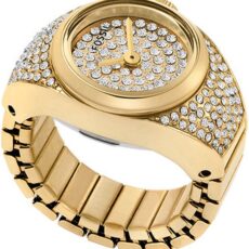 FOSSIL WATCH RING Dames Horloge Goudkleurig