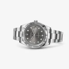 Rolex 116334 0009 Datejust II Fluted Dark Rhodium Diamond