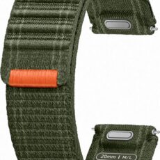 Samsung galaxy watch7 smartwatchbandje fabric band maat (m:l) kaki groen