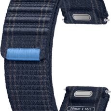 Samsung galaxy watch7 smartwatchbandje fabric band maat (m:l) navy