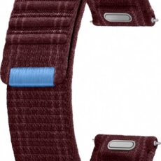 Samsung galaxy watch7 smartwatchbandje fabric band maat (s:m) donkerrood