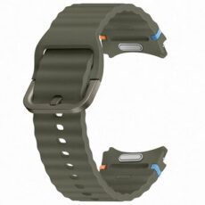 Samsung galaxy watch7 smartwatchbandje sport band maat (s:m) kaki groen