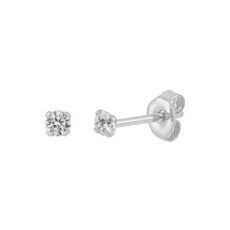 La Rosa Princesa Mini Oorknoppen Zirkonia Zilver | 2mm