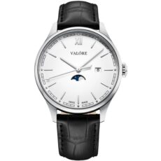 Valóre wearables - Notte - bianco - herenhorloge - Swiss Made - K1 gehard mineraalglas met saffiercoating - 41mm